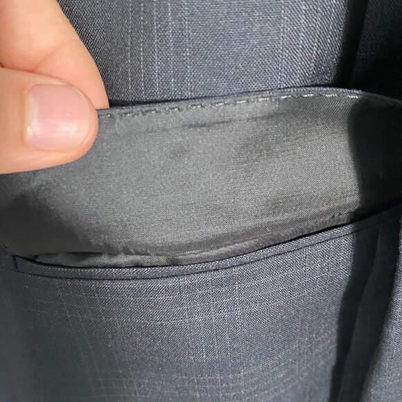 Z Zegna 'Drop 8' Two-Button Wool Blazer Size 52-R - Picture 4 of 10